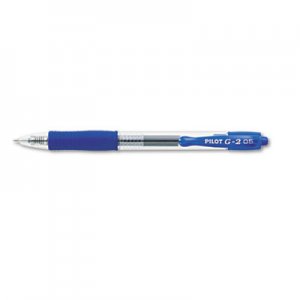 Pilot 31003 G2 Premium Retractable Gel Ink Pen, Refillable, Blue Ink, .5mm, Dozen