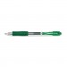 Pilot 31005 G2 Premium Gel Ink Penn, Refillable, Green Ink, .5mm, Dozen