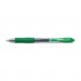Pilot 31025 G2 Premium Retractable Gel Ink Pen, Refillable, Green Ink, .7mm, Dozen