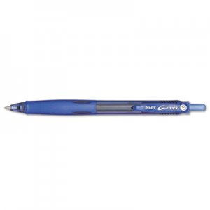Pilot 31507 G-Knock BeGreen Retractable Gel Ink Pen, Blue Ink, .7mm, Dozen