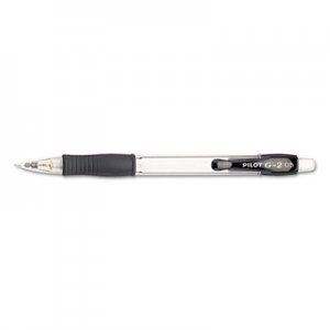 Pilot 51014 G-2 Mechanical Pencil, .5mm, Clear w/Black Accents, Dozen