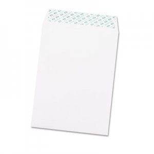 Quality Park 44582 Redi Strip Catalog Envelope, 9 x 12, White, 100/Box