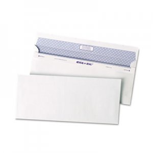 Quality Park 67218 Reveal-N-Seal Business Envelope, Contemporary, #10, White, 500/Box