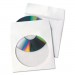 Quality Park 77203 Tech-No-Tear Poly/Paper CD/DVD Sleeves, 100/Box