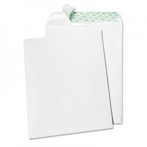 Quality Park 77390 Tech-No-Tear Catalog Envelope, Poly Lining, Side Seam, 9 x 12, White, 100/Box