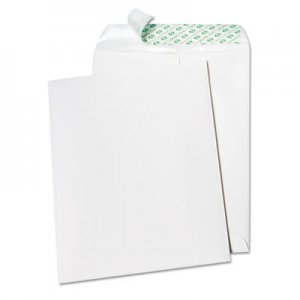 Quality Park 77390 Tech-No-Tear Catalog Envelope, Poly Lining, Side Seam, 9 x 12, White, 100/Box