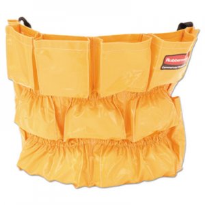 Rubbermaid Commercial 264200YW Brute Caddy Bag, 12 Pockets, Yellow