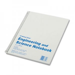National 33610 Engineering and Science Notebook, College Rule, 11x 8 1/2, White, 60 Sheets