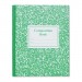 Roaring Spring 77920 Grade School Ruled Composition Book, 9-3/4 x 7-3/4, Green Cover, 50 Pages