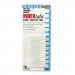 Redi-Tag 31000 Side-Mount Self-Stick Plastic Index Tabs, 1 inch, White, 104/Pack
