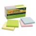 Redi-Tag 26704 100% Recycled Notes, 3 x 3, Four Colors, 12 100-Sheet Pads/Pack