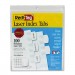 Redi-Tag 33117 Laser Printable Index Tabs, 1 1/8 Inch, White, 100/Pack