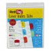 Redi-Tag 39020 Laser Printable Index Tabs, 1 1/8 x 1 1/4, 5 Colors, 375/Pack