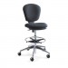 Safco 3442BL Metro Collection Extended Height Swivel/Tilt Chair, 22-33" Seat Height, Black