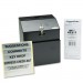 Safco 4232BL Steel Suggestion/Key Drop Box with Locking Top, 7 x 6 x 8 1/2