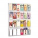 Safco 5601CL Reveal Clear Literature Displays, 24 Compartments, 30w x 2d x 41h, Clear