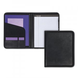 Samsill SAM70810 Professional Padfolio, Storage Pockets/Card Slots, Writing Pad, Black