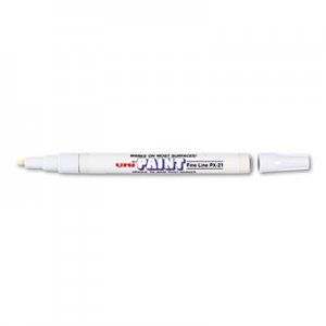 Sanford uni-Paint 63713 uni-Paint Marker, Fine Point, White