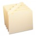 Smead 10350 File Folders, 1/5 Cut, One-Ply Top Tab, Letter, Manila, 100/Box