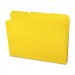 Smead 10504 Waterproof Poly File Folders, 1/3 Cut Top Tab, Letter, Yellow, 24/Box