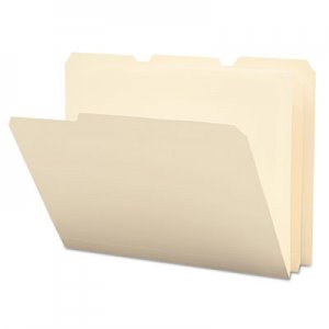 Smead 10510 Tear/Moisture-Resist Poly File Folders, 1/3 Cut Top Tab, Letter, Manila, 12/Pack