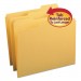 Smead 12234 File Folders, 1/3 Cut, Reinforced Top Tab, Letter, Goldenrod, 100/Box