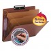 Smead 14230 Pressboard Classification Folders, Metal Tab, Letter, Six-Section, Red, 10/Box