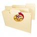 Smead 15301 SuperTab File Folders, 1/3 Cut Top Tab, Legal, Manila, 100/Box
