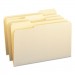 Smead 15330 1/3 Cut Assorted Position File Folders, One-Ply Top Tab, Legal, Manila, 100/Box