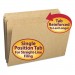 Smead 15710 Kraft File Folders, Straight Cut, Reinforced Top Tab, Legal, Kraft, 100/Box