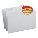 Smead 17334 File Folders, 1/3 Cut, Reinforced Top Tab, Legal, Gray, 100/Box