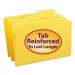 Smead 17934 File Folders, 1/3 Cut, Reinforced Top Tab, Legal, Yellow, 100/Box