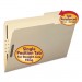 Smead 19587 Folder, Two Fasteners, 2/5 Cut Right, Top Tab, Legal, Manila, 50/Box