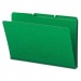 Smead 22546 Recycled Folder, One Inch Expansion, 1/3 Cut Top Tab, Legal, Green, 25/Box