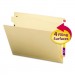 Smead 26825 Manila End Tab Classification Folders, Letter, Four-Section, 10/Box
