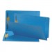 Smead 28040 Two-Inch Capacity Fastener Folders, Straight Tab, Legal, Blue, 50/Box
