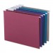 Smead 64056 Designer Assortment Hanging Folders, 1/5 Tab, 11 Point Stock, Letter, 25/Box
