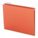 Smead 64065 Hanging File Folders, 1/5 Tab, 11 Point Stock, Letter, Orange, 25/Box