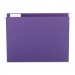 Smead 64072 Hanging File Folders, 1/5 Tab, 11 Point Stock, Letter, Purple, 25/Box