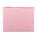 Smead 64066 Hanging File Folders, 1/5 Tab, 11 Point Stock, Letter, Pink, 25/Box