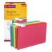 Smead 64159 Hanging File Folders, 1/5 Tab, 11 Point Stock, Legal, Assorted Colors, 25/Box