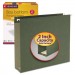 Smead 64259 2" Capacity Box Bottom Hanging File Folders, Letter, Green, 25/Box