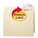 Smead 67600 Seal & View File Folder Label Protector, Clear Laminate, 3-1/2x1-11/16, 100/Pack
