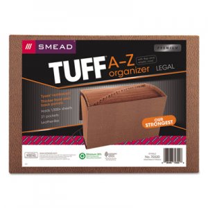 Smead 70320 Heavy-Duty A-Z Expanding File, 21 Pocket, Legal, Redrope Printed