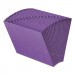 Smead 70721 Heavy-Duty A-Z Open Top Expanding Files, 21 Pockets, Letter, Purple