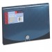 Smead 70863 Expanding File, 12 Pockets, Poly, Letter, Black/Blue