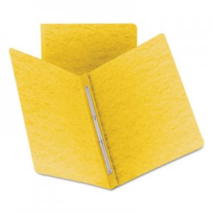 Smead 81852 Side Opening PressGuard Report Cover, Prong Fastener, Letter, Yellow