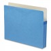 Smead SMD73215 Colored File Pockets, 1.75" Expansion, Letter Size, Blue