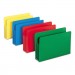 Smead 73550 Exp File Pockets, Straight Tab, Poly, Legal, Assorted, 4/Box