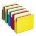 Smead 73890 3 1/2" Exp Colored File Pocket, Straight Tab, Letter, Asst, 25/Box